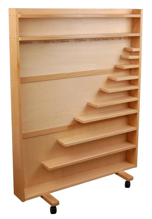 Kinderhuis Montessori Math Bead Cabinet with Copper Wire