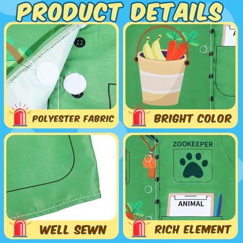 12-Piece Kids’ Community Helper Dress-Up Costume Set