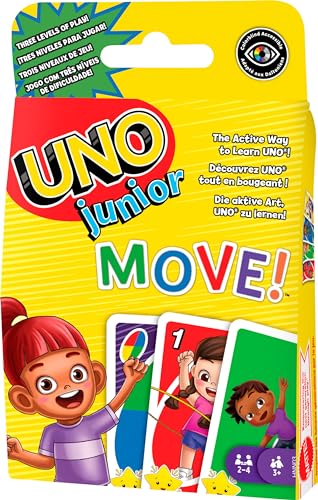 Mattel Games UNO Junior 2.0 Card Game for Kids