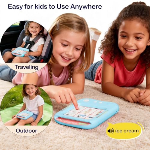Kids' Talking Learning Tablet with 30 Educational Flash Cards