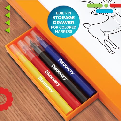 Discovery 26-Piece LED Tracing Tablet & Art Set for Kids
