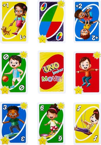 Mattel Games UNO Junior 2.0 Card Game for Kids