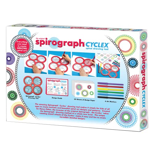 Spirograph Classic Spiral Art Drawing Kit with Pens & Case