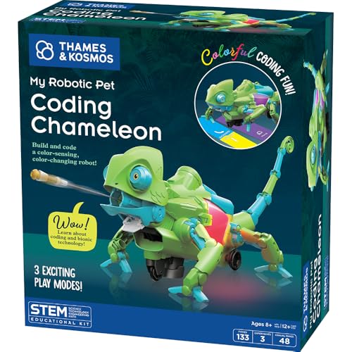 Thames & Kosmos Coding Chameleon Robotic Pet STEM Kit