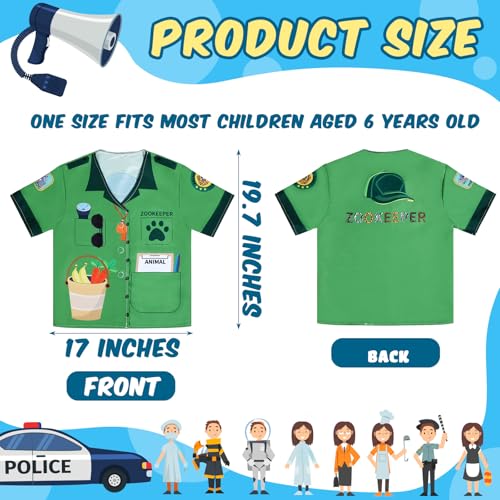 12-Piece Kids’ Community Helper Dress-Up Costume Set