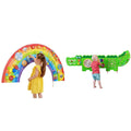 SPARK & WOW Rainbow & Crocodile Montessori Activity Wall Panels