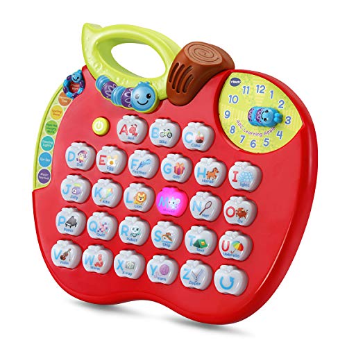 VTech ABC Learning Apple Interactive Alphabet Toy, Red
