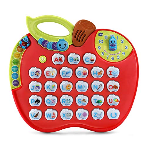 VTech ABC Learning Apple Interactive Alphabet Toy, Red