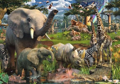 Ravensburger At the Waterhole 18,000-Piece Jigsaw Puzzle