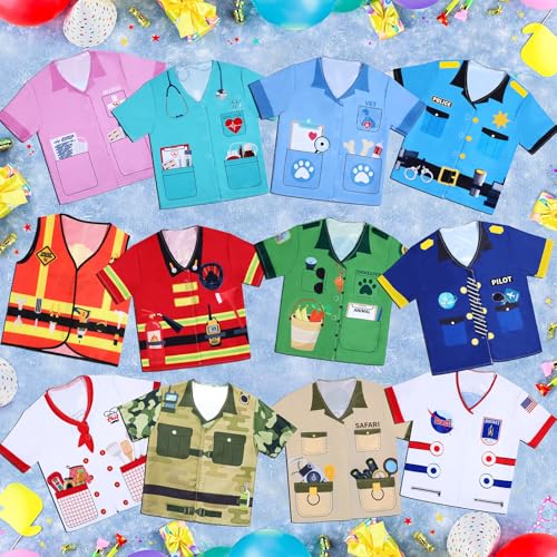 12-Piece Kids’ Community Helper Dress-Up Costume Set