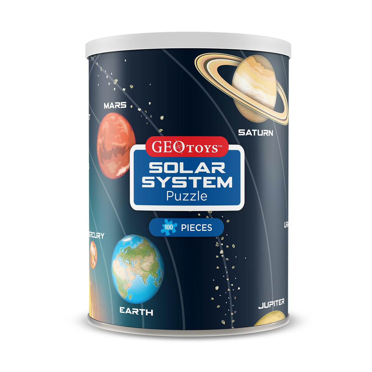 Geotoys Mini Solar System 100-Piece Space Jigsaw Puzzle