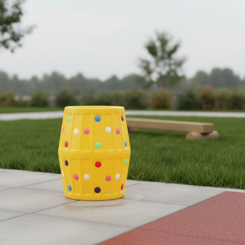 Simhoa Kids’ Foam Sensory Rolling Barrel Toy, Yellow