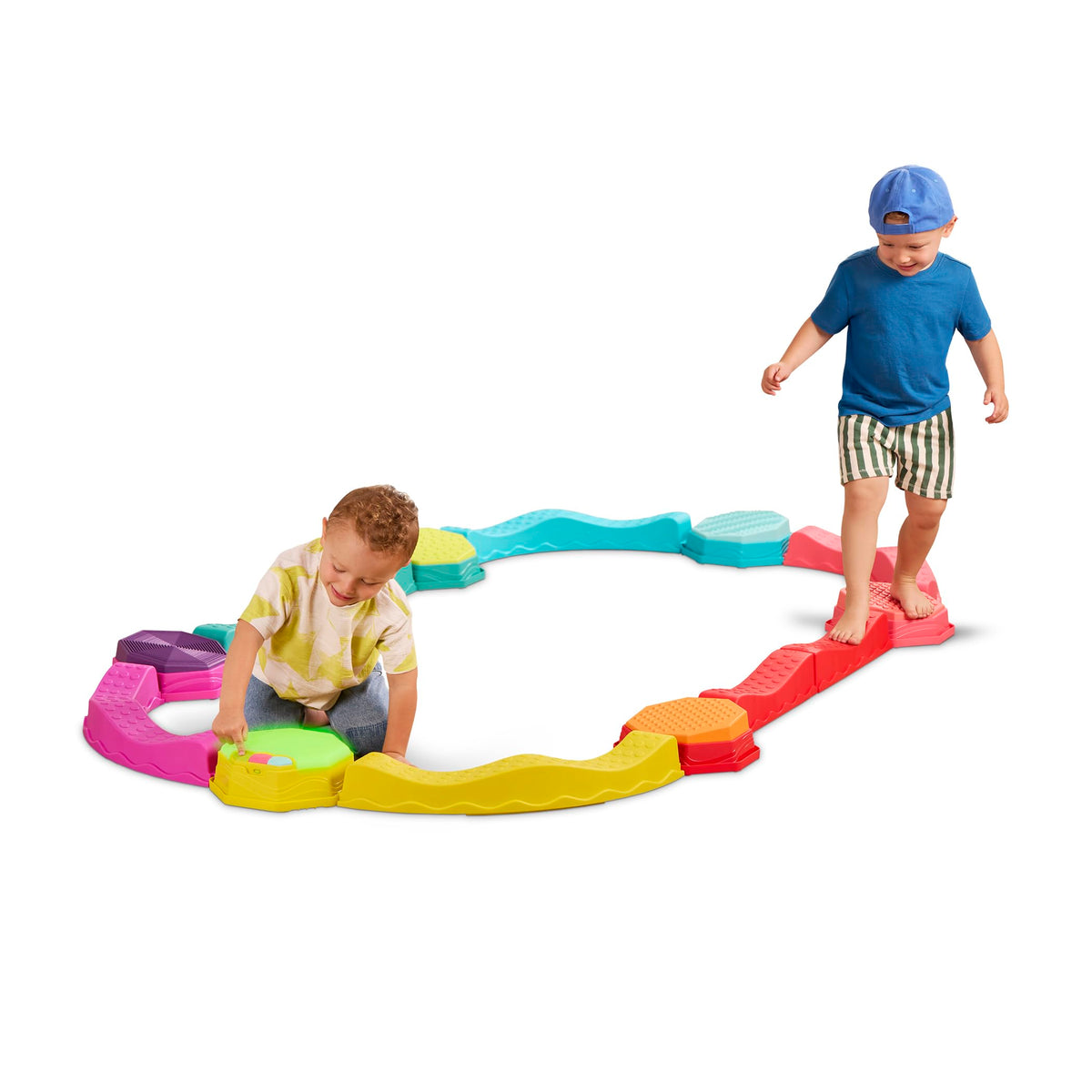 B. toys Balance & Play Beams, Stones & Musical Pod