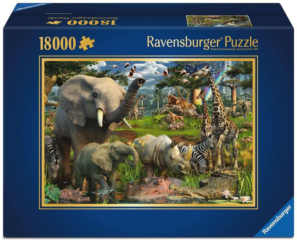 Ravensburger At the Waterhole 18,000-Piece Jigsaw Puzzle