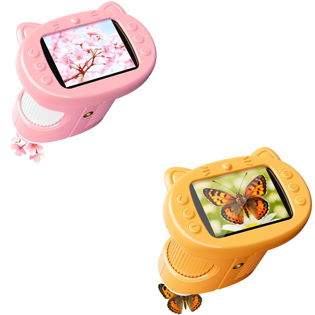 Kids’ 1000X 4K Digital Microscope with 2.4-Inch Screen