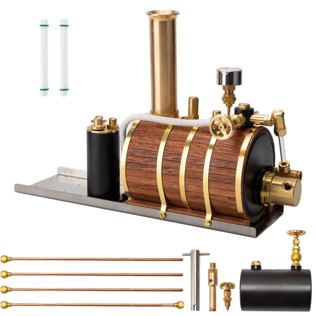 Eoweiot 200ml Brass & Mahogany Steam Boiler Science Kit