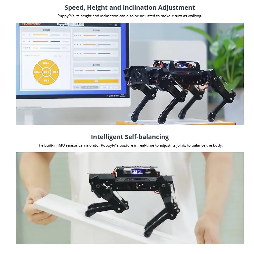 AI Vision Quadruped Educational Robotics Learning Kit