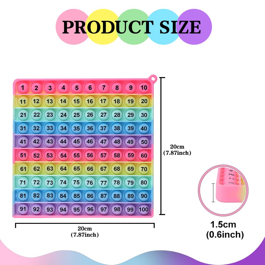 Multiplication & Division Pop-Up Math Learning Game Toy