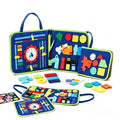 Montessori Toddler Busy Board for Fine Motor Skills, Ages 3+