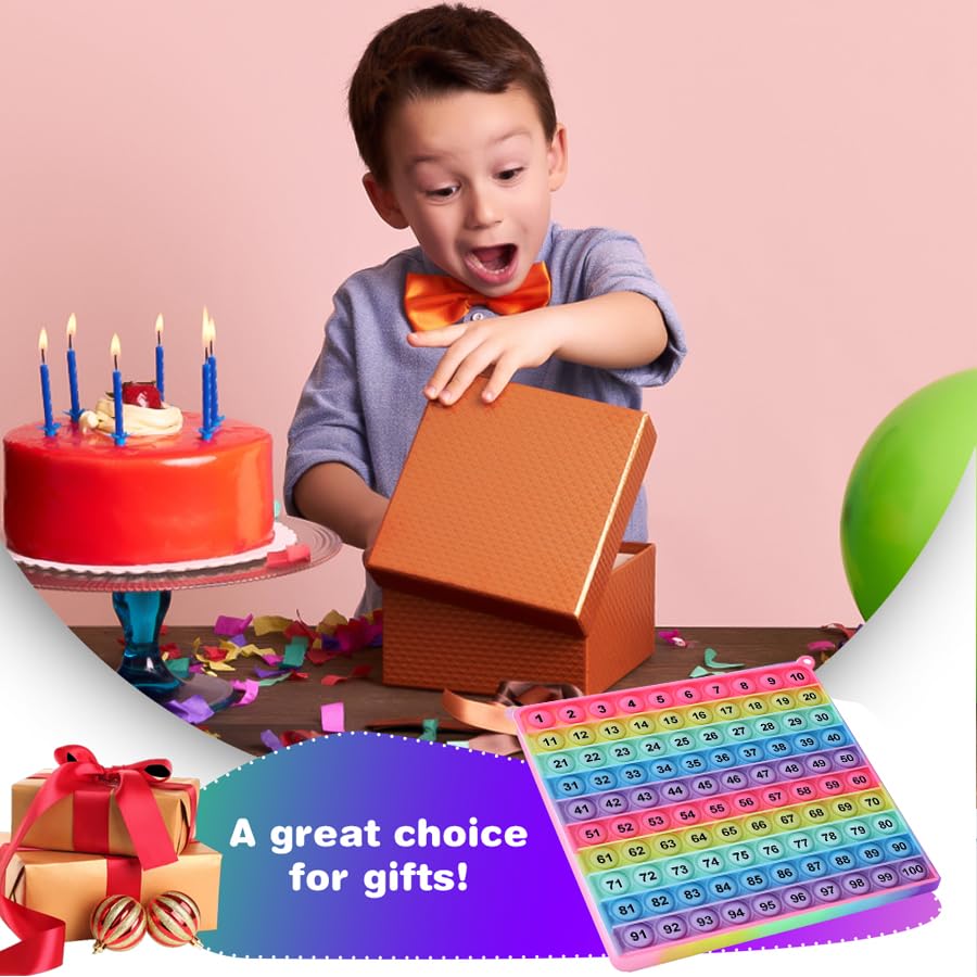 Multiplication & Division Pop-Up Math Learning Game Toy