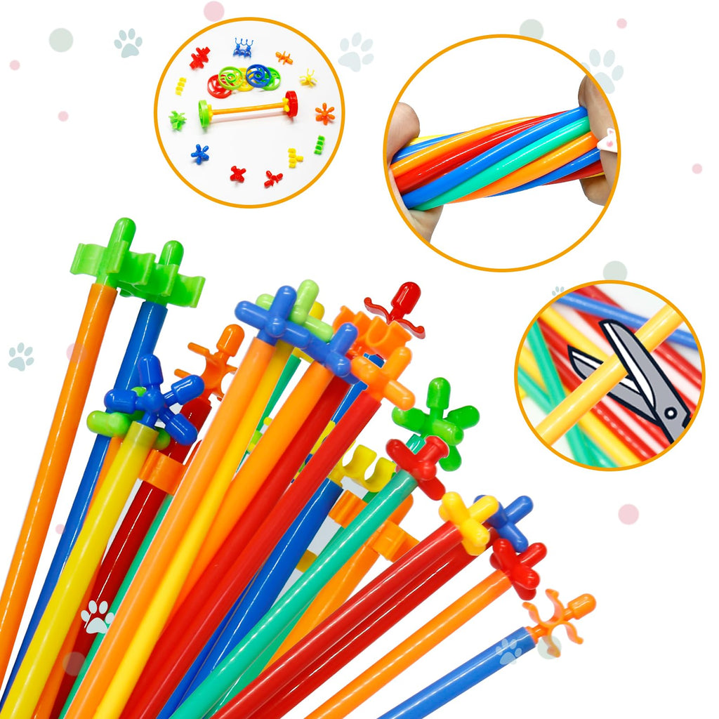 Ggiibro STEM Straw Constructor Engineering Building Toy Set