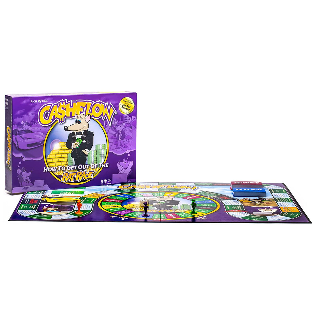 Rich Dad CASHFLOW 2020 Financial Literacy Board Game, 2-Pack
