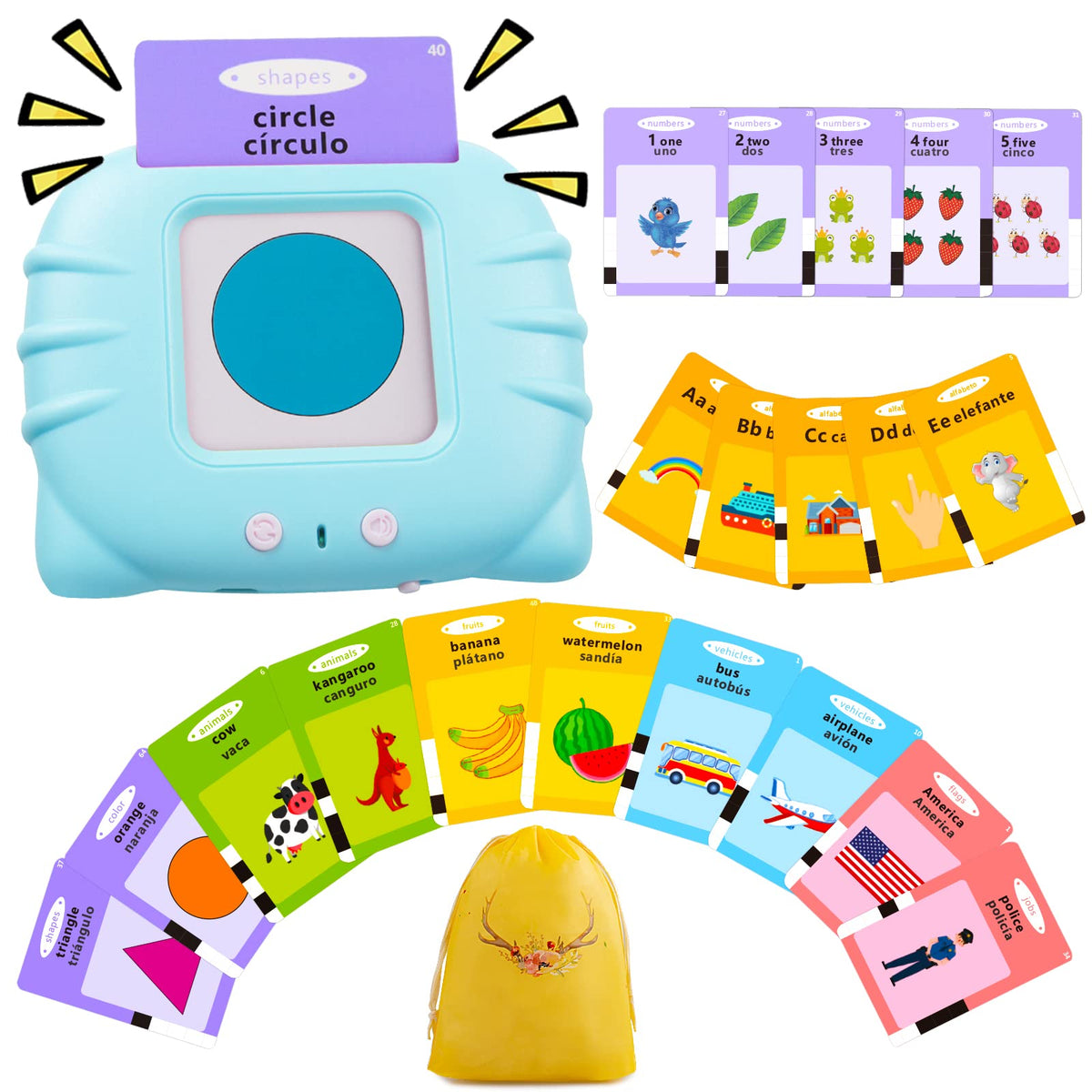 QutZ Educational Flash Cards for Learning and Practice
