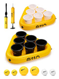 A11N Sports Outdoor Bucket Toss Game, 12 Buckets & 6 Balls