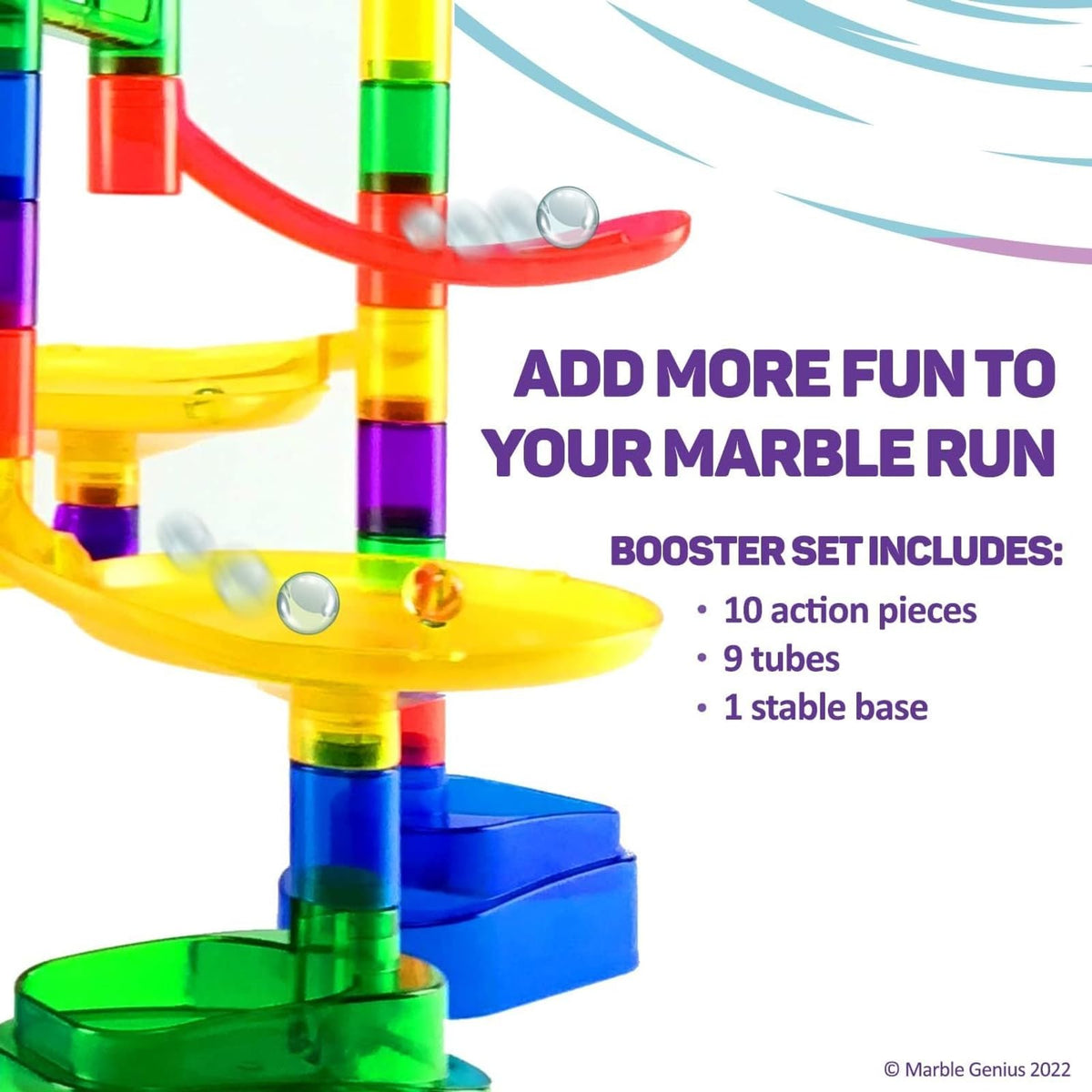 Marble Genius Marble Run Booster Construction Add-On Set