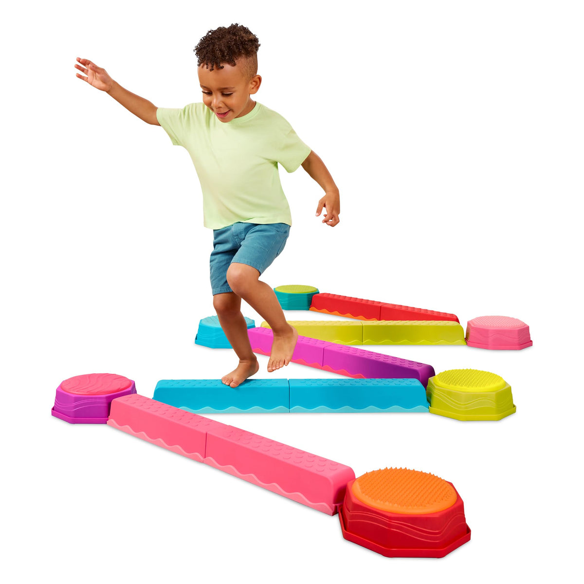 B. toys Balance & Play Beams, Stones & Musical Pod
