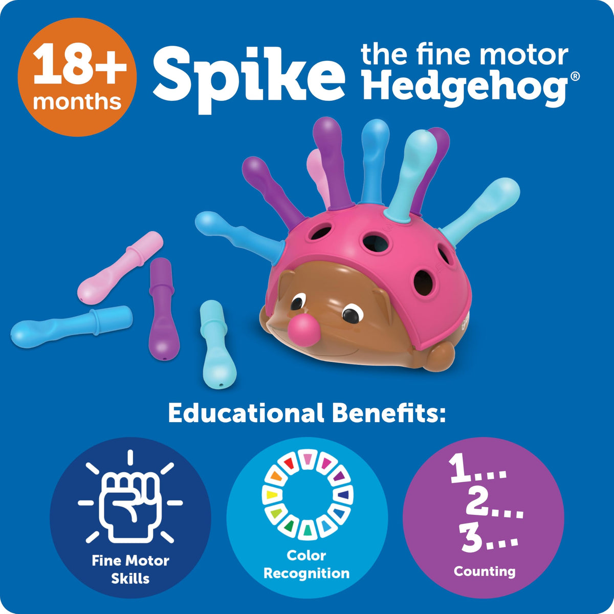 Spike the Fine Motor Hedgehog Educational Toy for Kids