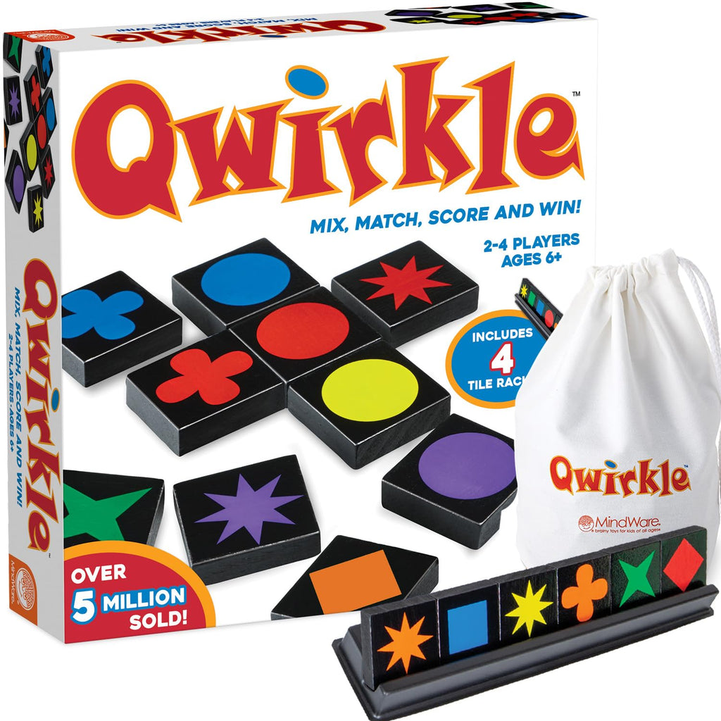 MindWare Qwirkle Color & Shape Strategy Board Game