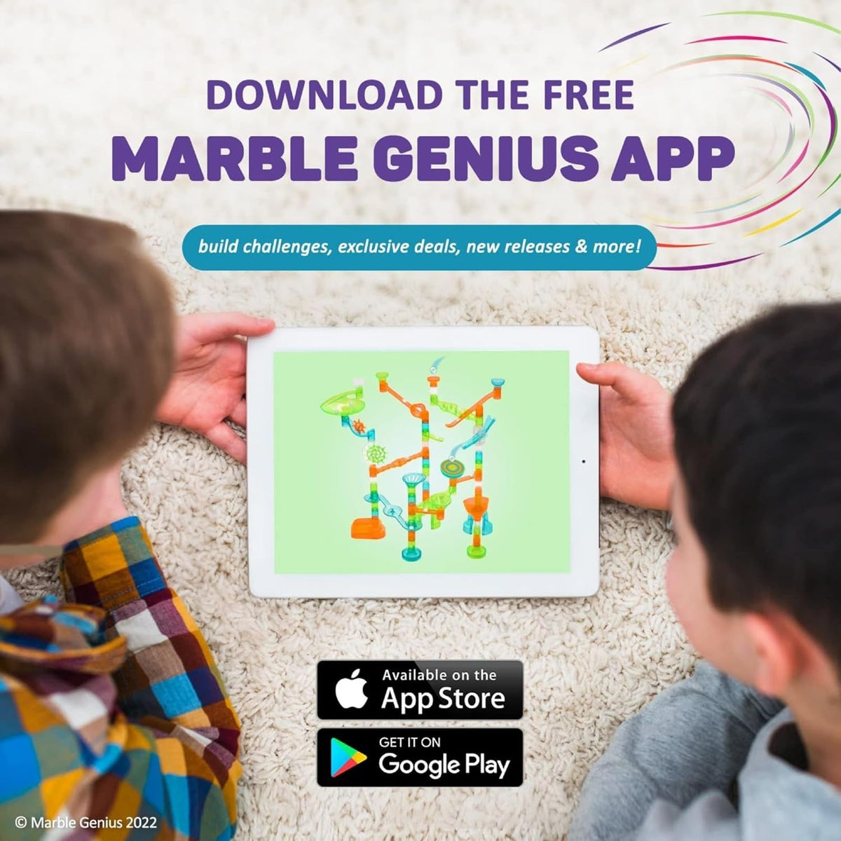 Marble Genius Marble Run Booster Construction Add-On Set