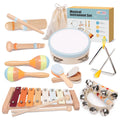 YHHYTOY Montessori Wooden Musical Instrument Set for Toddlers
