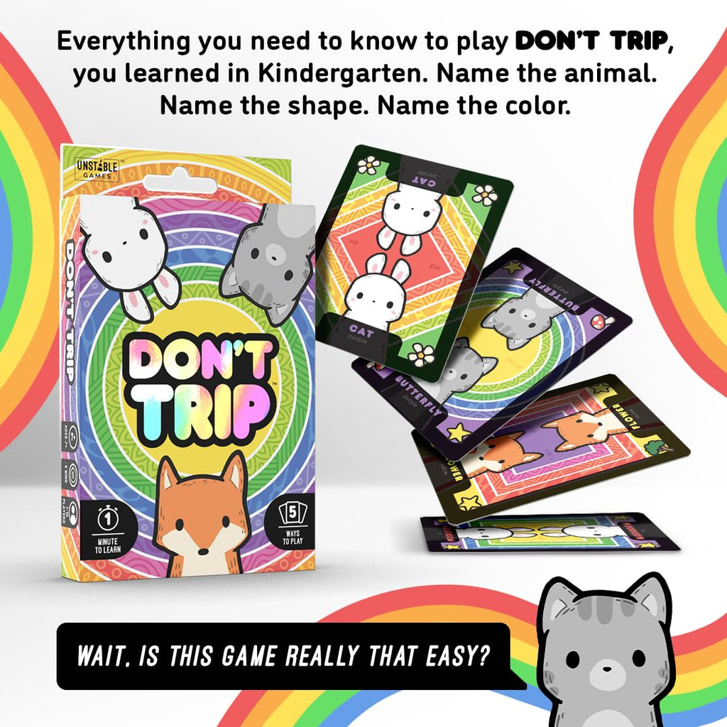 Unstable Games Don't Trip Base Game for Family Fun