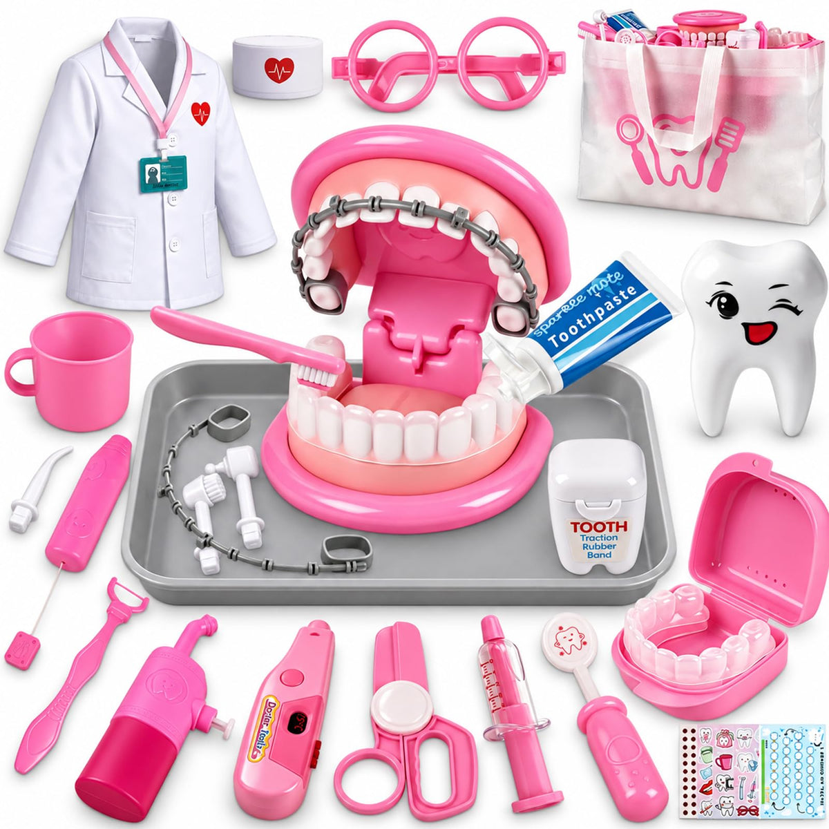 Kids’ Pretend Play Dentist Kit for Educational Role-Play