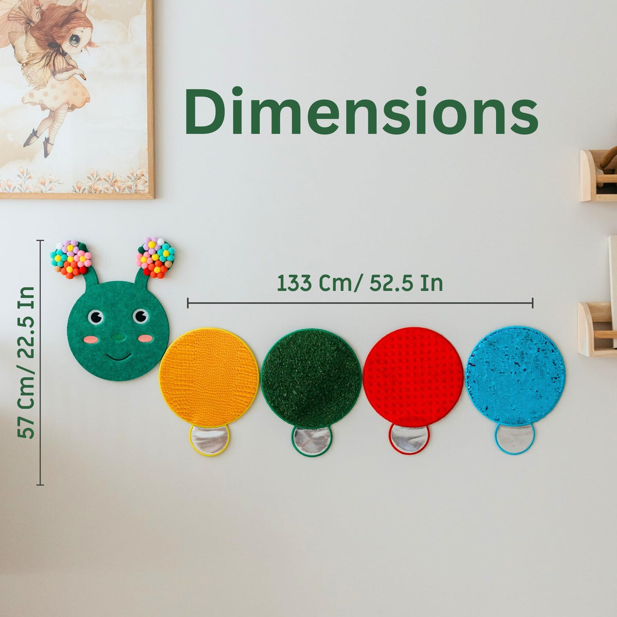ATA zooz Sensory Wall Texture Panel for Kids Ages 3+