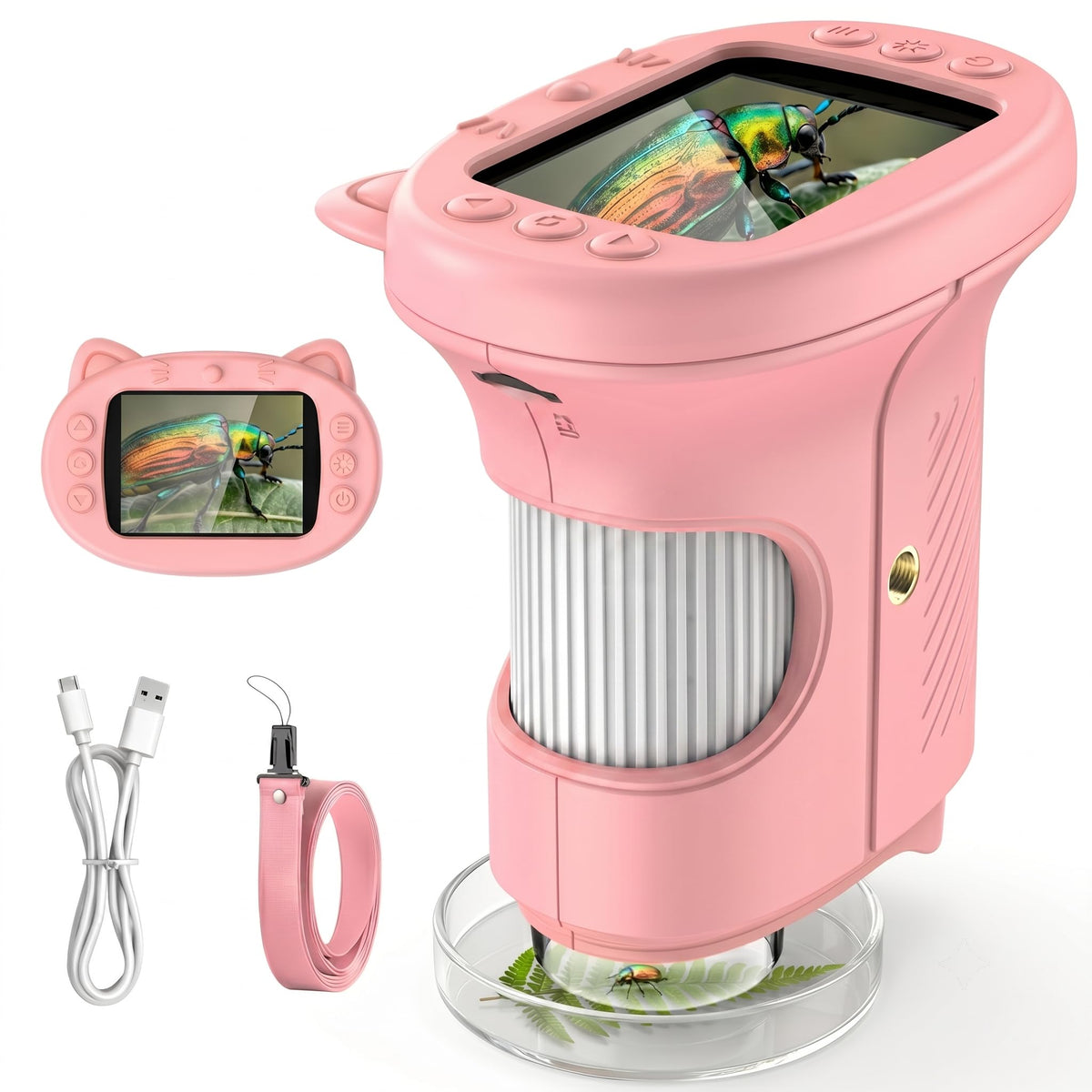 OAEBLLE 1000X Handheld Digital Microscope for Kids