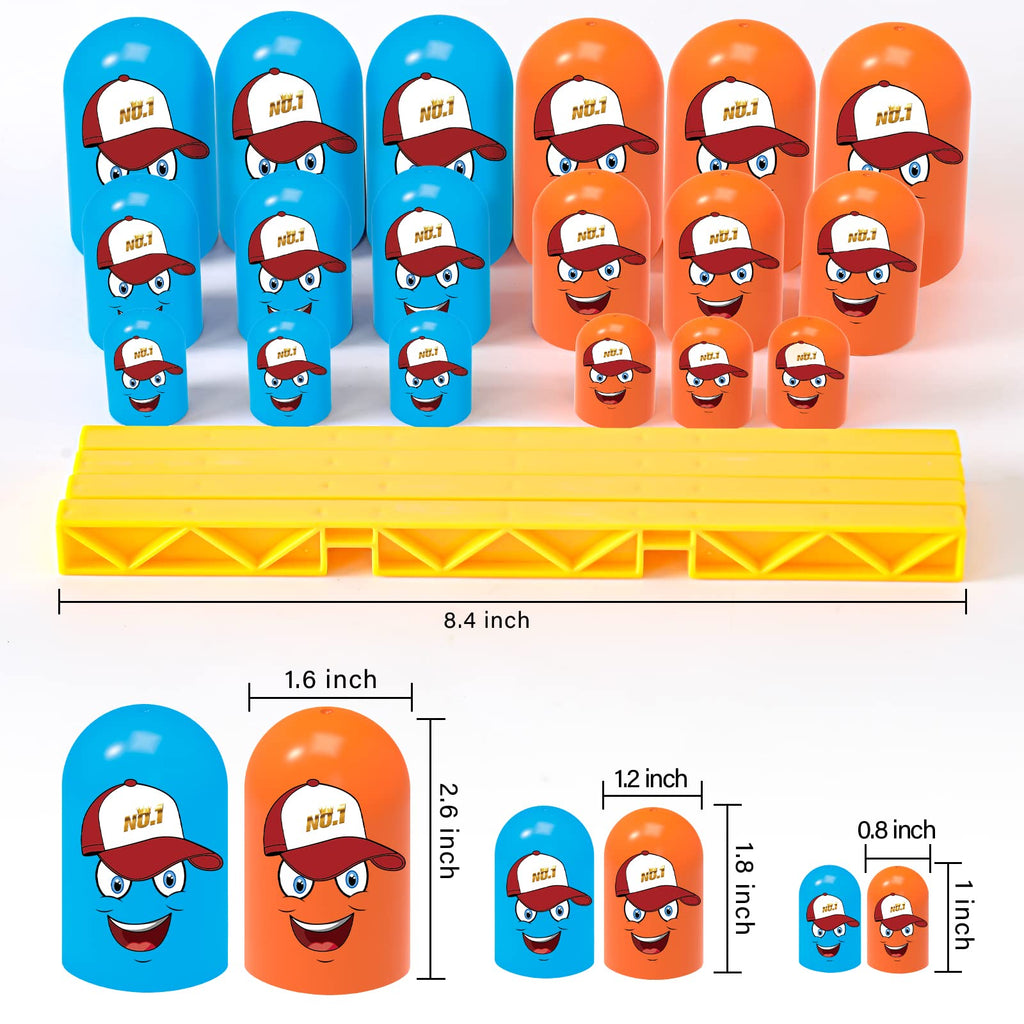 lewabov Stackable Tic-Tac-Toe Strategy Game for Ages 3+