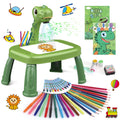 Unicorn Drawing Projector Table Set with Art Supplies for Kids