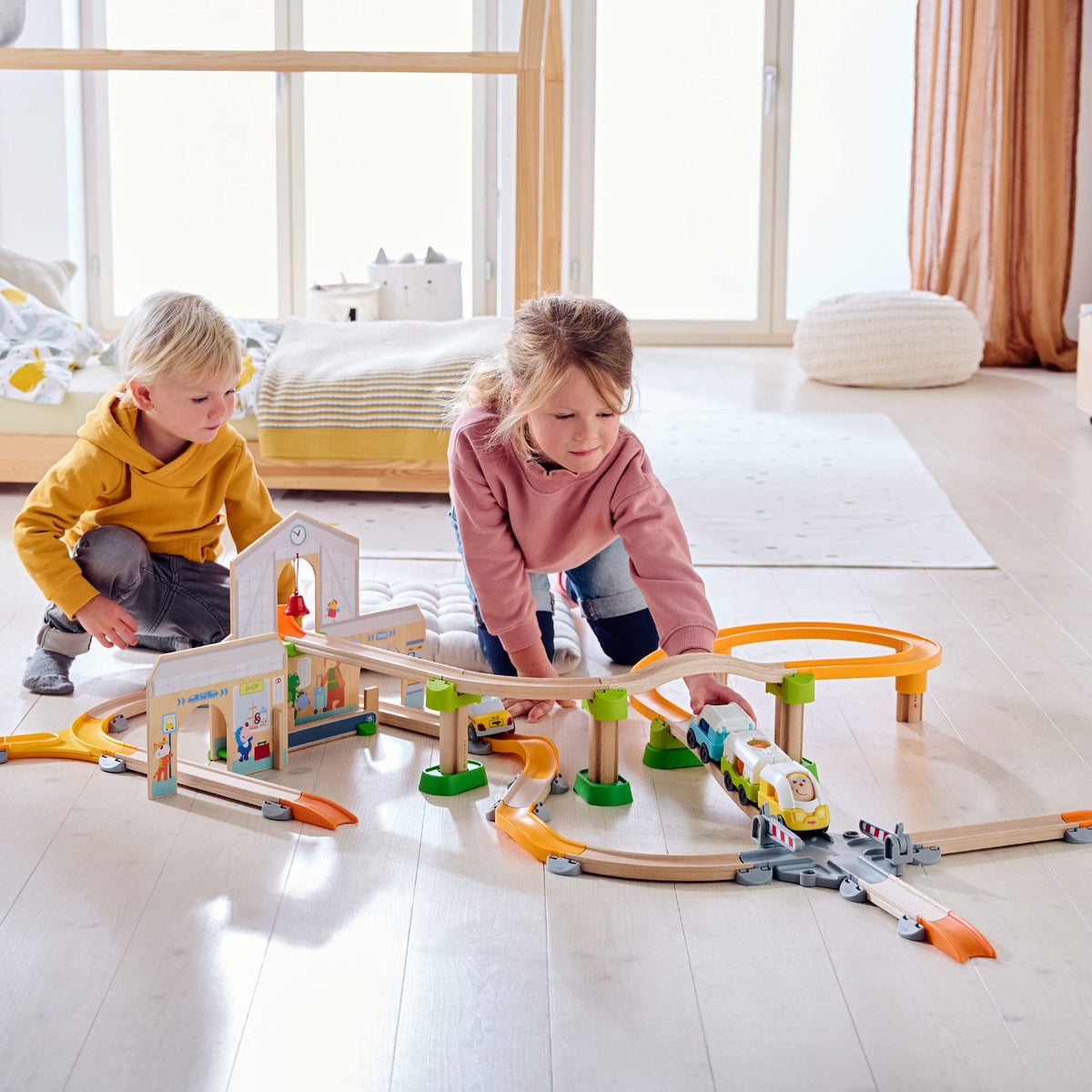 HABA Kullerbü 306745 First Marble Run Playway Station Set