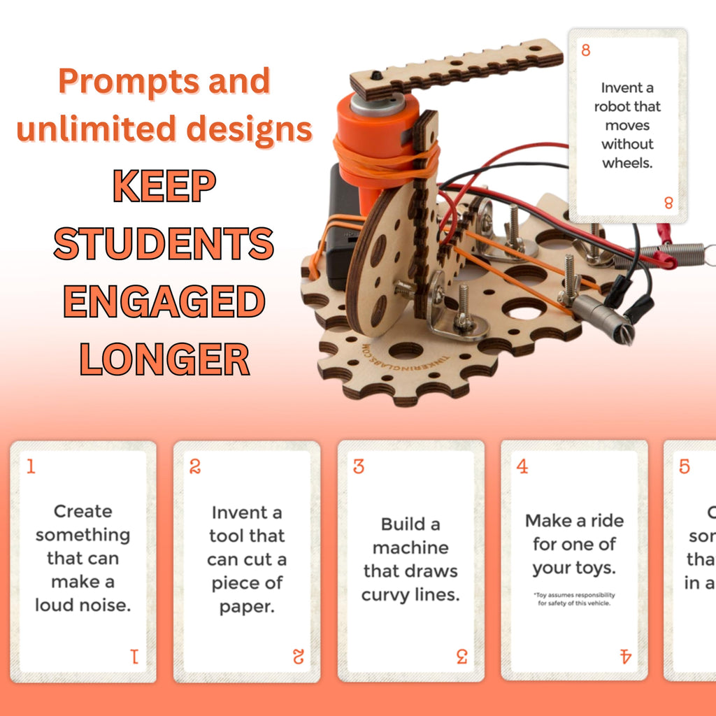 Tinkering Labs Catalyst STEM Engineering Class Pack & Cabinet