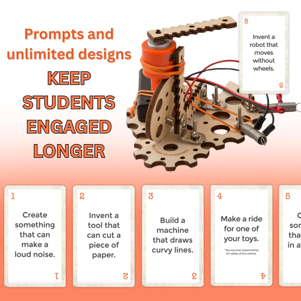 Tinkering Labs Catalyst STEM Engineering Class Pack & Cabinet