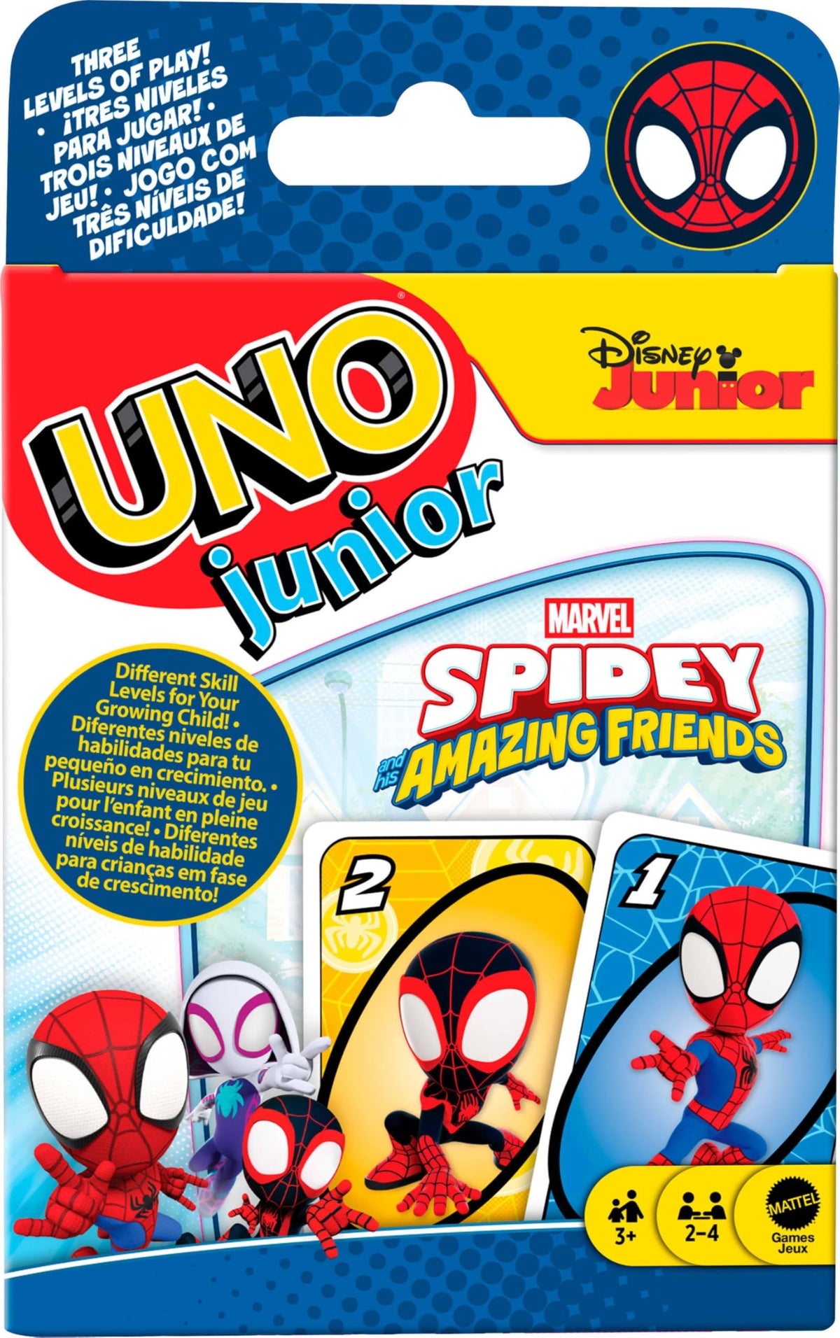 Mattel Games UNO Junior 2.0 Card Game for Kids