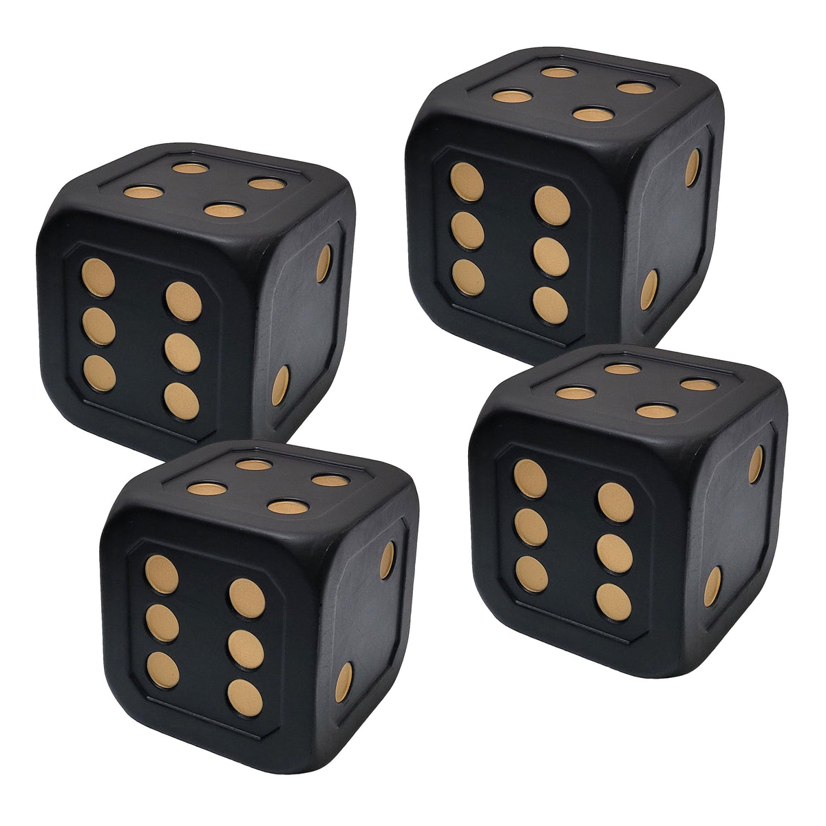 Macro Giant 6-Inch Colorful Foam Dice for Math Games