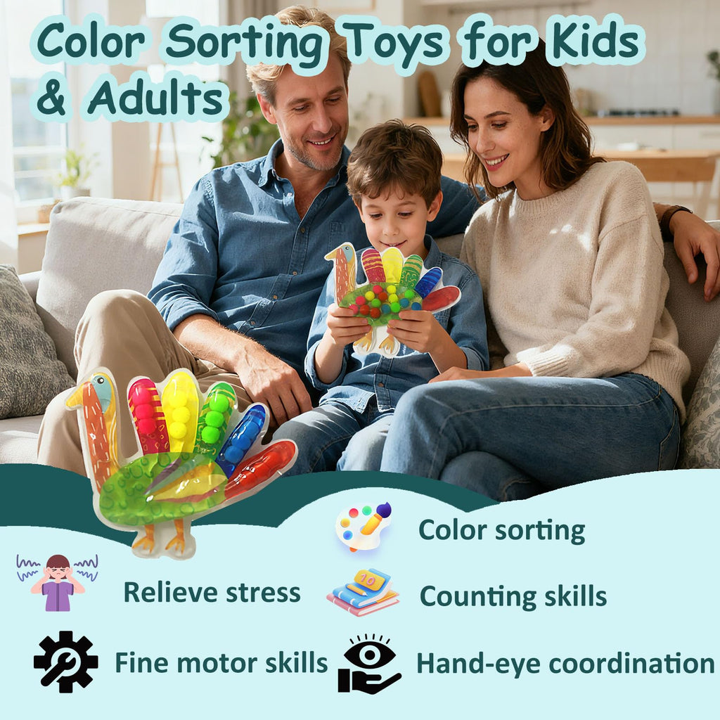 GYsomer Educational Color Sorting and Matching Toys