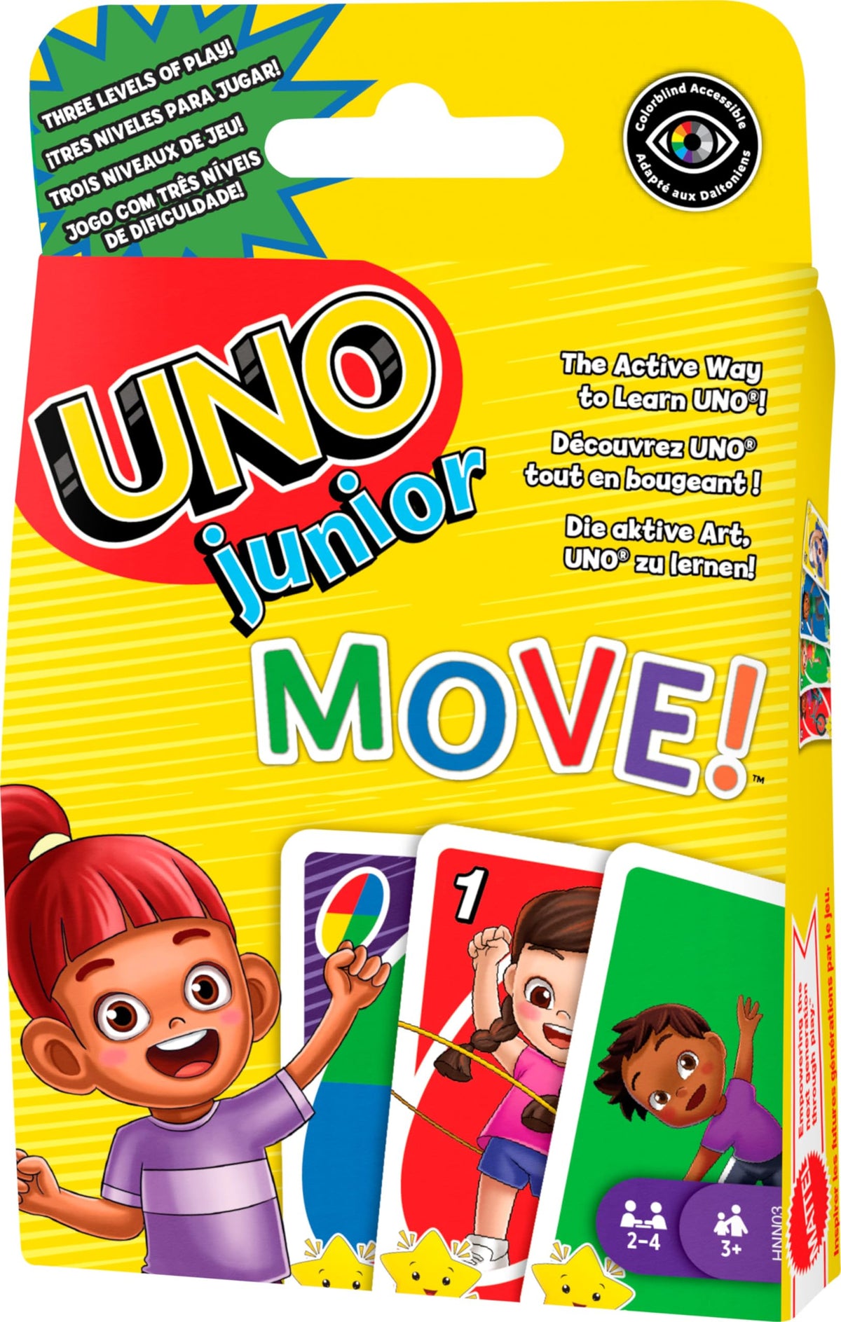 Mattel Games UNO Junior 2.0 Card Game for Kids
