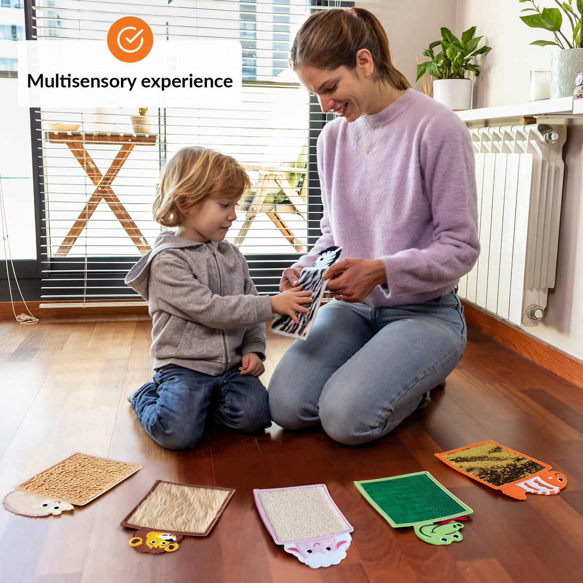 ODOXIA Sensory Activity Mats for Kids’ Tactile Play