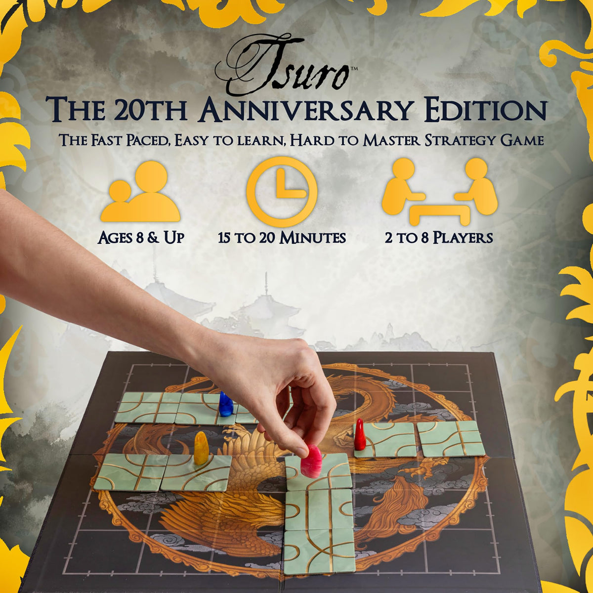Tsuro Premium 20th Anniversary Strategy Game Collection