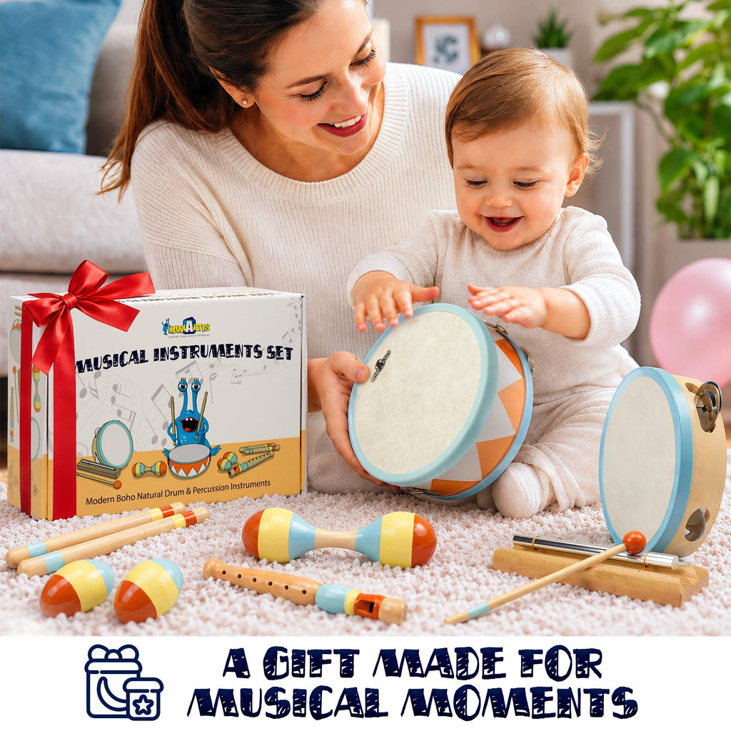 MINIARTIS Musical Instrument Learning Set for Toddlers